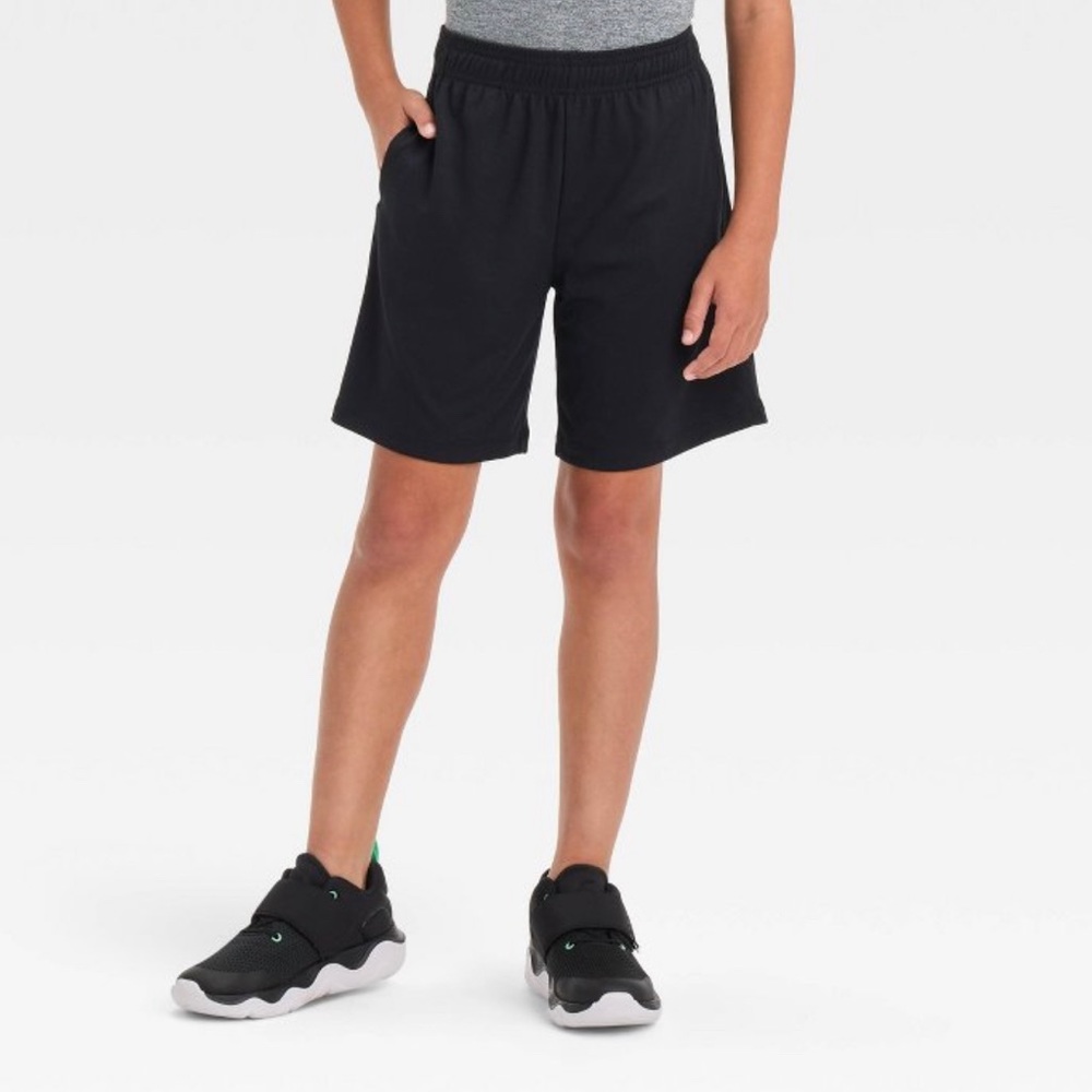 All In Motion Boys Gym Shorts in Black Size XL